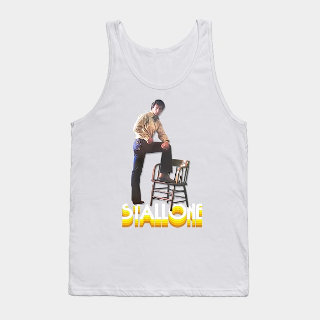 Slyvester Stallone \/\/\ 80s Retro Aesthetic Tank Top by DankFutura